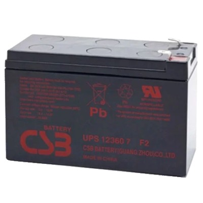 Акумулятор CSB UPS12360 12V7Ah www.bd.in.ua Безпечний Дім
