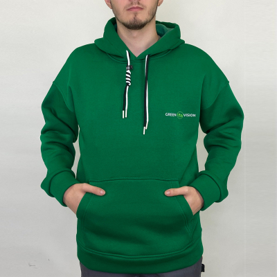 Батнік Green Vision зелений без змійки 2024 (p. XL) www.bd.in.ua Безпечний Дім