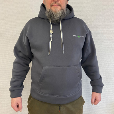 Батнік Green Vision графіт без змійки 2024 (p. XL) www.bd.in.ua Безпечний Дім
