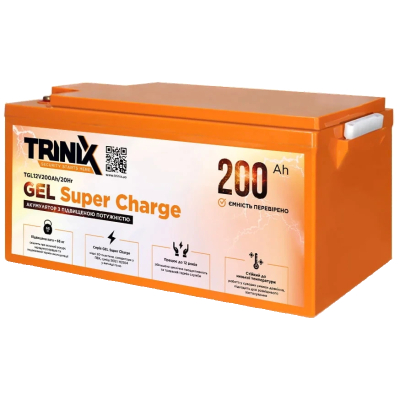 Акумулятор Trinix 200 Ah 12V www.bd.in.ua Безпечний Дім