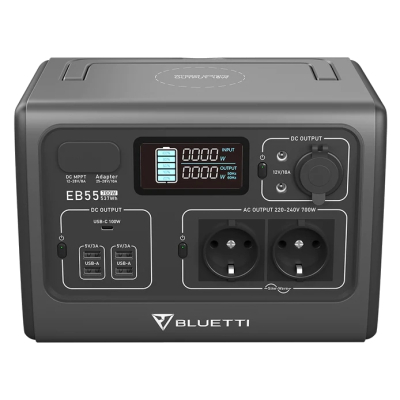 Портативне джерело живлення BLUETTI EB55 700W www.bd.in.ua Безпечний Дім