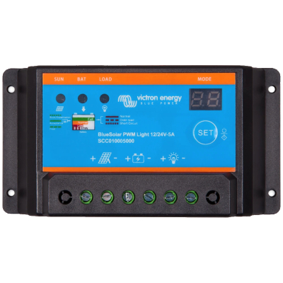 Контролер Victron Energy BlueSolar PWM-Light Charge Controller 12/24-5 www.bd.in.ua Безпечний Дім