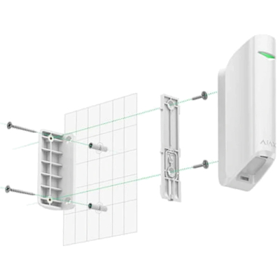 Кронштейн Ajax Smartbracket MotionProtect Curtain white www.bd.in.ua Безпечний Дім