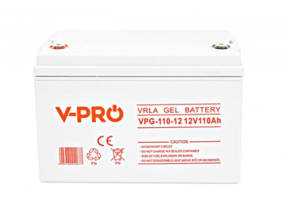 Акумулятор VPro VRLA GEL VPG-110-12 www.bd.in.ua Безпечний Дім