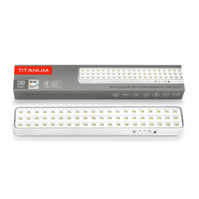 Світильник TITANUM 60 LED 6500K www.bd.in.ua Безпечний Дім