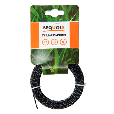 Косильна жилка SEQUOIA TL1.6-L15-Profi www.bd.in.ua Безпечний Дім