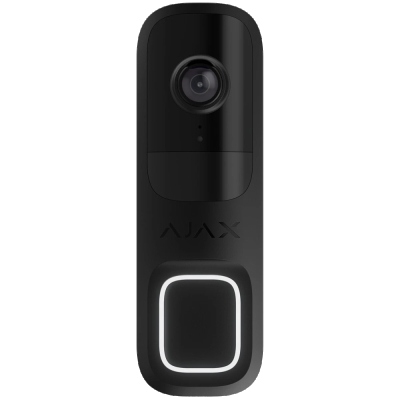 Відеодзвінок Ajax Doorbell black RAL 9005 www.bd.in.ua Безпечний Дім