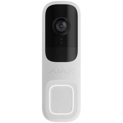 Відеодзвінок Ajax Doorbell White RAL 9003 www.bd.in.ua Безпечний Дім