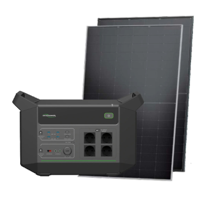 Автономне джерело живлення з сонячною панеллю HYXiPower HYX-EA2500 + JINKO JKM445N-54HL4R-V 445 Вт www.bd.in.ua Безпечний Дім