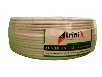 Кабель сигнальний Trinix 4х0,22 екранований (100м) www.bd.in.ua Безпечний Дім