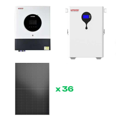 Автономне джерело живлення з сонячною панеллю Sorotec 15 кВт (sorotech-15kw) www.bd.in.ua Безпечний Дім