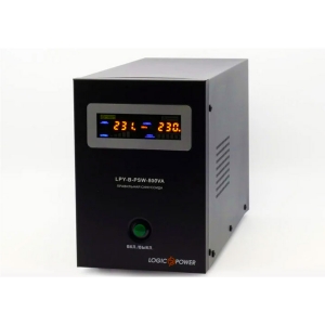 Джерело безперебійного живлення LogicPower LPY-B-PSW-800VA+(560Вт) 5A/15A www.bd.in.ua Безпечний Дім
