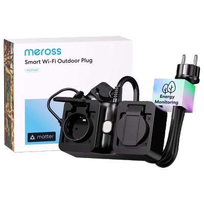 Розетка Meross MOP320HK-EU (сумісне із Matter) www.bd.in.ua Безпечний Дім