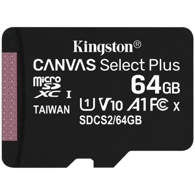 Карта памяті Kingston microSDXC 64GB (SDCS2/64GBSP) www.bd.in.ua Безпечний Дім