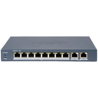 POE комутатор Hikvision DS-3E1310P-EI(B) PoE www.bd.in.ua Безпечний Дім