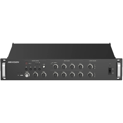 Мікшерний пульт Hikvision DS-QAZ1A1000G1-VB4 500 Вт на 2 зони www.bd.in.ua Безпечний Дім