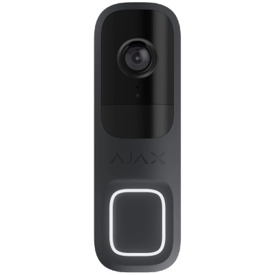 Відеодзвінок Ajax Doorbell graphite RAL 7024 www.bd.in.ua Безпечний Дім