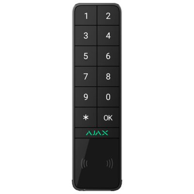 Клавіатура Ajax KeyPad Outdoor Jeweller (8EU) ASP black www.bd.in.ua Безпечний Дім