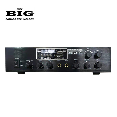 Підсилювач BIG 2 ZONE120 MP3/FM/BT REMOTE www.bd.in.ua Безпечний Дім