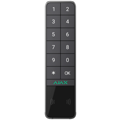 Клавіатура Ajax KeyPad Outdoor Jeweller (8EU) ASP graphite www.bd.in.ua Безпечний Дім