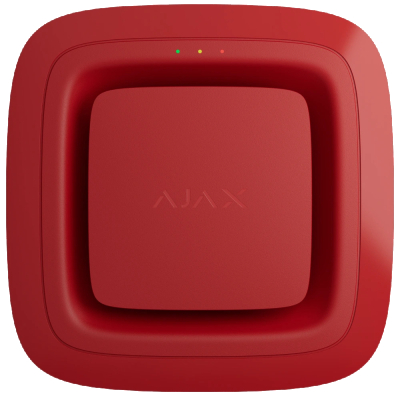 Пожежний сповіщувач Ajax EN54 FireProtect (Sounder) red  звуковий www.bd.in.ua Безпечний Дім