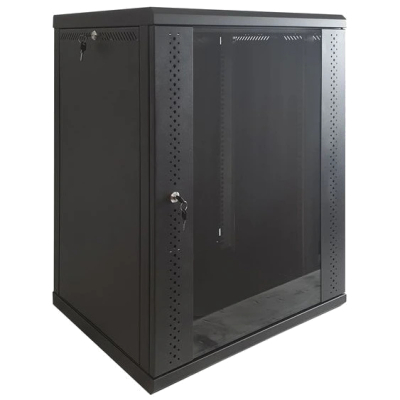 Шафа EServer 12U 600х500х637 скло, чорна www.bd.in.ua Безпечний Дім