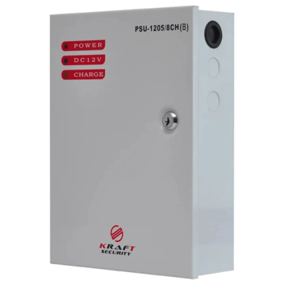 Блок безперервного живлення Kraft PSU-1205/8CH(B) www.bd.in.ua Безпечний Дім