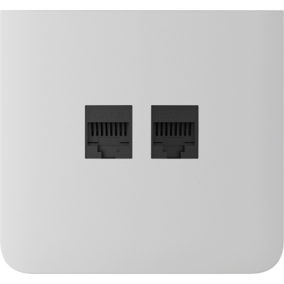 Накладна панель Ajax SideCover (LAN) vertical White www.bd.in.ua Безпечний Дім