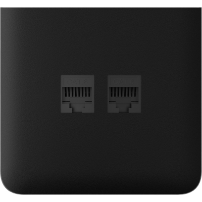 Накладна панель Ajax SideCover (LAN) vertical Black www.bd.in.ua Безпечний Дім