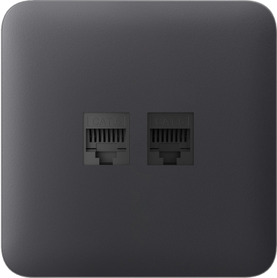 Накладна панель Ajax SoloCover (LAN) Graphite www.bd.in.ua Безпечний Дім