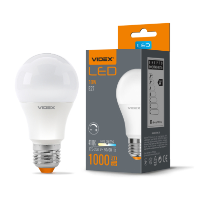 LED лампа VIDEX A60eD 10W E27 4100K дімерна www.bd.in.ua Безпечний Дім
