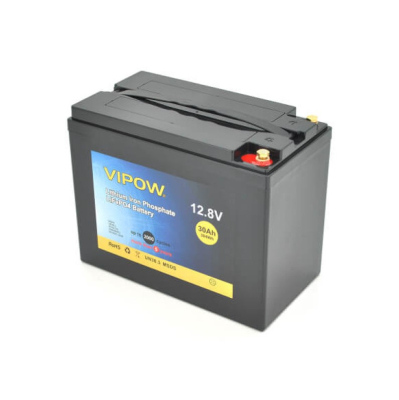Акумуляторна батарея Vipow LiFePO4 12,8V 30Ah з вбудованою ВМS платою 25A www.bd.in.ua Безпечний Дім