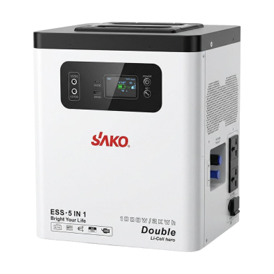 Портативне джерело живлення SAKO Alpha-ESS-1000W/2KWh потужність 1000 Вт, енергоємність 2009.6 Вт·год, LifePO4 www.bd.in.ua Безпечний Дім
