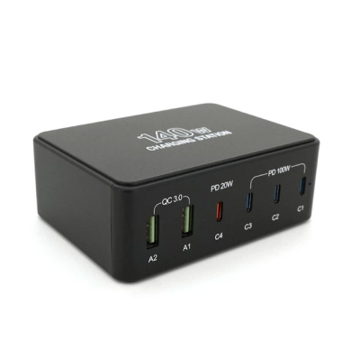 Зарядна станція Voltronic V-118H потужністю 140W Black www.bd.in.ua Безпечний Дім