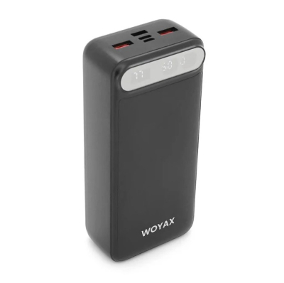 Повербанк WOYAX WY-30F 30000mAh, 22.5W, Black www.bd.in.ua Безпечний Дім