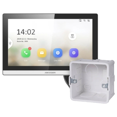 Виклична ІР панель Hikvision DS-KH6350-WТE1 + DS-KAB86 www.bd.in.ua Безпечний Дім
