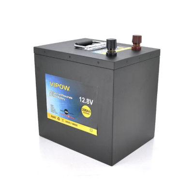 Акумуляторна батарея Vipow LiFePO4 12,8V 200Ah з вбудованою ВМS платою 100A www.bd.in.ua Безпечний Дім