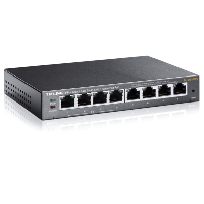 POE комутатор TP-Link TL-SG108PE www.bd.in.ua Безпечний Дім
