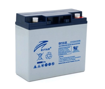 Акумуляторна батарея Ritar EV12-22 12V 22Ah, M5 www.bd.in.ua Безпечний Дім