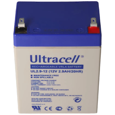 Акумуляторна батарея Ultracell UL2.9-12 AGM 12V 2,9Ah www.bd.in.ua Безпечний Дім