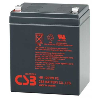 Акумуляторна батарея CSB HR1221WF2 12V 5Ah www.bd.in.ua Безпечний Дім
