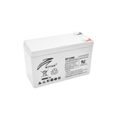 Акумуляторна батарея Ritar AGM RT1280 12V 8Ah www.bd.in.ua Безпечний Дім
