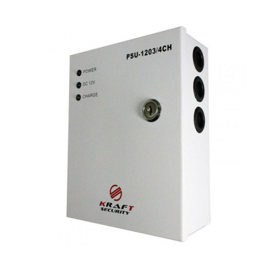 Блок безперервного живлення Kraft PSU-1203 / 4CH www.bd.in.ua Безпечний Дім