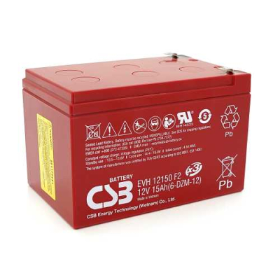 Акумуляторна батарея CSB EVH12150 12V 15Ah www.bd.in.ua Безпечний Дім