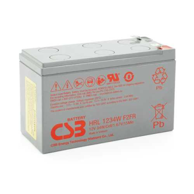 Акумуляторна батарея CSB HRL1234WF2FR 12V 9Ah www.bd.in.ua Безпечний Дім