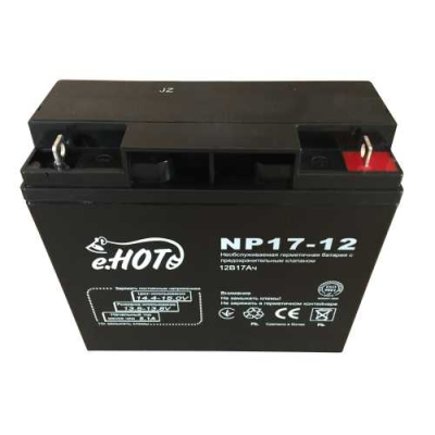 Акумуляторна батарея ENOT 12V 17Ah www.bd.in.ua Безпечний Дім