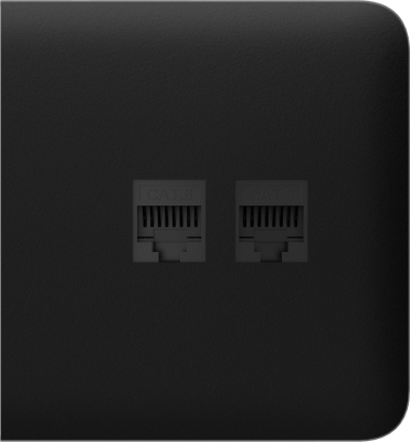 Накладна панель Ajax SideCover (LAN) black-black www.bd.in.ua Безпечний Дім