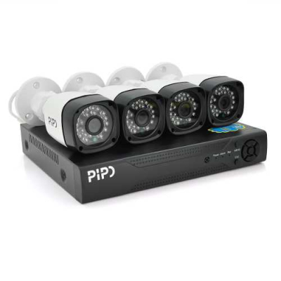 Комплект відеоспостереження PiPo Outdoor 016-4-5MP www.bd.in.ua Безпечний Дім