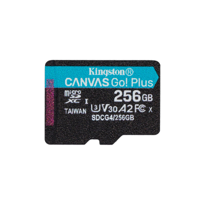 Карта памяті Kingston microSDXC 256GB Canvas Go! Plus G4 Class 10 UHS-I U3 V30 A2 (SDCG4/256GBSP) www.bd.in.ua Безпечний Дім