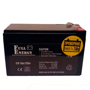 Акумулятор Full Energy 12V 7 Ah www.bd.in.ua Безпечний Дім